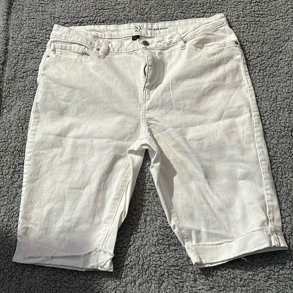 Denim Bermuda Shorts - Picture 1 of 5